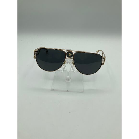 Versace Sunglasses with case- Black/Gold - Picture 3 of 14